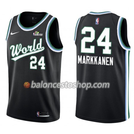 Camiseta Hombre NBA Chicago Bulls Lauri Markkanen 24 Nike 2019 Rising Star Swingman